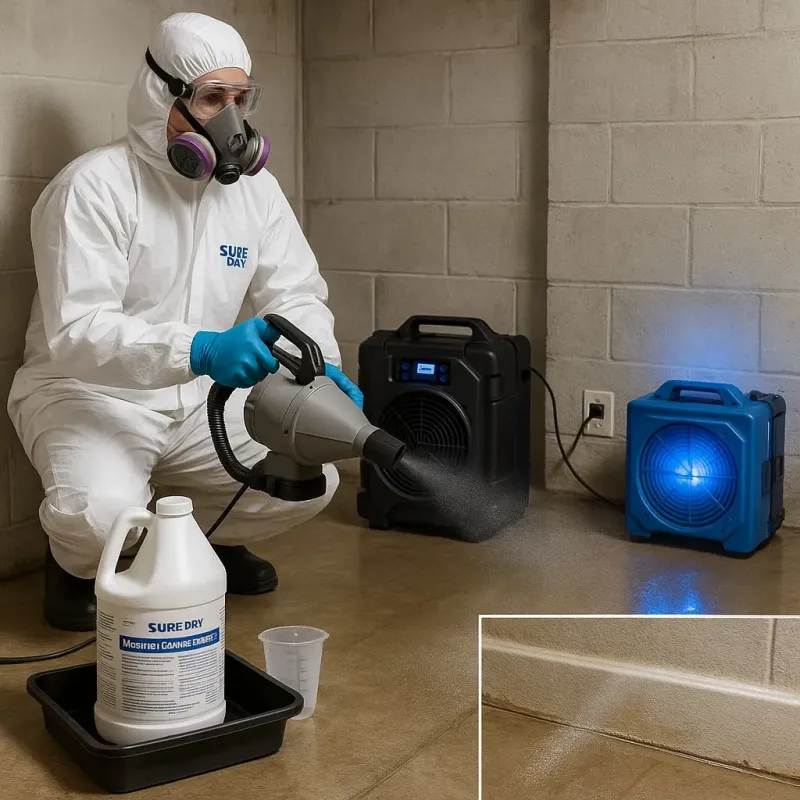 Sanitization and Odor Removal process in Stevensville, MD